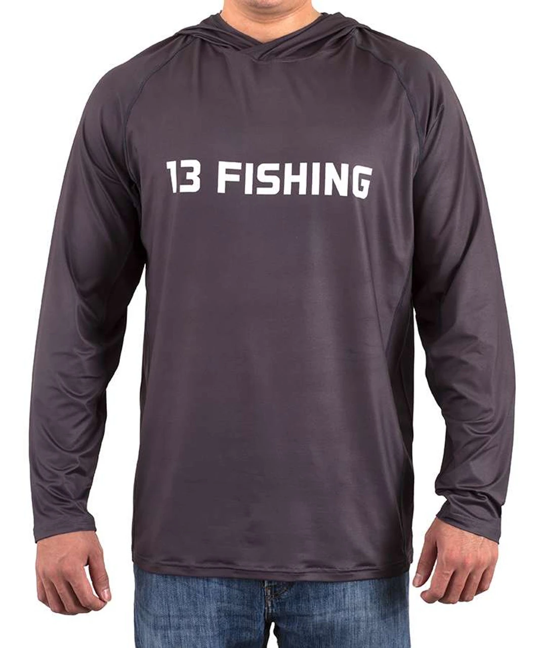 13 Fishing SUS Performance Long Sleeve Hooded Shirt - Small 3 13 Fishing SUS Performance Long Sleeve Hooded Shirt - Small