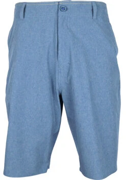 Aftco Cloudburst Fishing Shorts - 10in - Space Blue Heather - 38