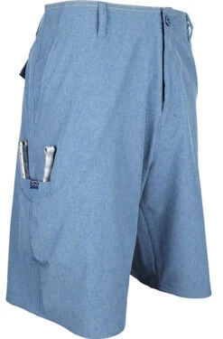 Aftco Cloudburst Fishing Shorts - 10in - Space Blue Heather - 38 -Fishing Equipment Store aftco cloudburst fishing shorts 10in space blue heather 38 66541.1651375327