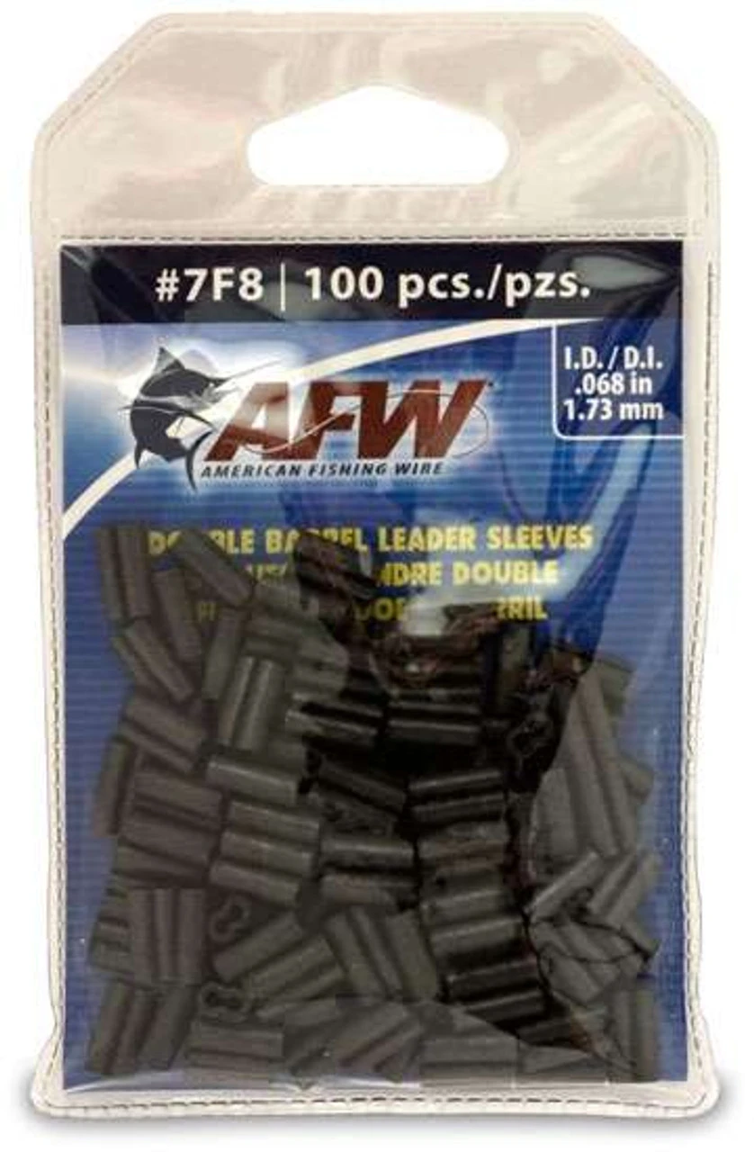 American Fishing Wire Double Barrel Sleeves 3 American Fishing Wire Double Barrel Sleeves