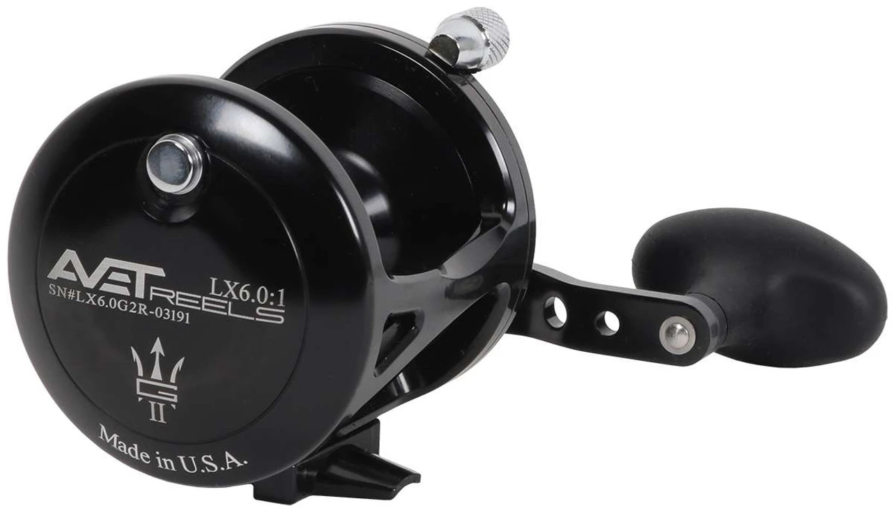 Avet LX 6.0 G2 1 Speed Reel - Black (No Glide Plate) 5 Avet LX 6.0 G2 1 Speed Reel - Black (No Glide Plate) - Image 3
