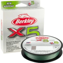 Berkley X5 Braided Line - Low-Vis Green - 40lb - 330yds