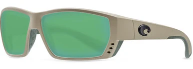 Costa Del Mar Tuna Alley Sunglasses - Sand/Green Mirror 580G 3 Costa Del Mar Tuna Alley Sunglasses - Sand/Green Mirror 580G