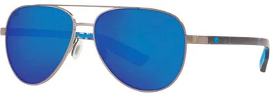 Costa Peli Sunglsses - Brushed Gunmetal Frame/Blue Mirror 580G Lens 3 Costa Peli Sunglsses - Brushed Gunmetal Frame/Blue Mirror 580G Lens
