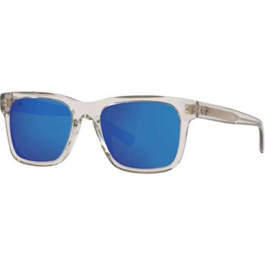Costa Tybee Sunglasses - Shiny Light Gray Crystal/Blue Mirror 580G 3 Costa Tybee Sunglasses - Shiny Light Gray Crystal/Blue Mirror 580G