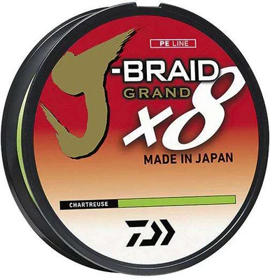 Daiwa J-Braid X8 Grand Braided Line - Chartreuse - 50lb - 150yd 3 Daiwa J-Braid X8 Grand Braided Line - Chartreuse - 50lb - 150yd