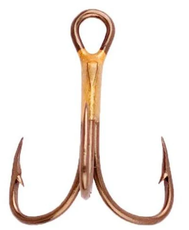 Eagle Claw 374RH-6 Curved Treble Hooks 3 Eagle Claw 374RH-6 Curved Treble Hooks