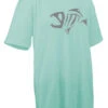 G.LOOMIS G Loomis Short Sleeve Cotton T-Shirt - Celadon - 2XL -Fishing Equipment Store g loomis short sleeve cotton t shirt celadon 2xl 71244.1651243612