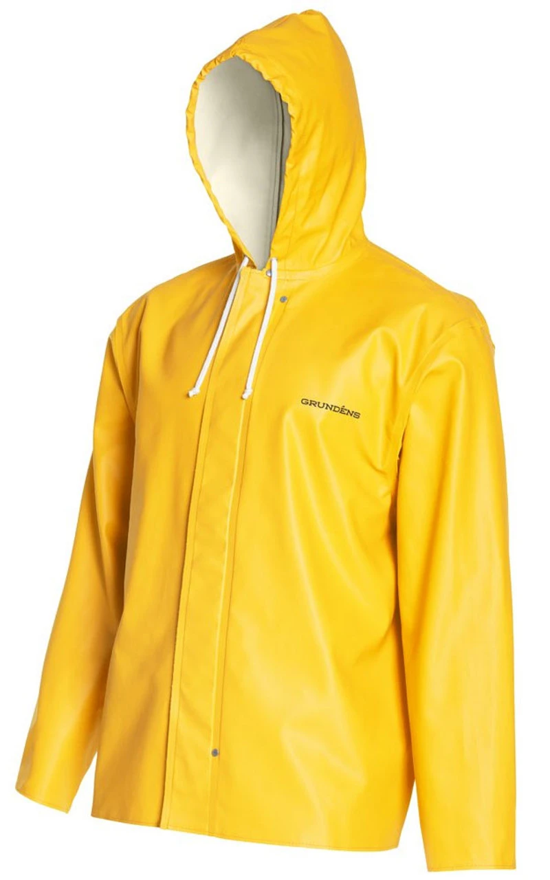 Grundens Clipper 82 Hooded Parka Yellow - Size X-Small 4 Grundens Clipper 82 Hooded Parka Yellow - Size X-Small - Image 2