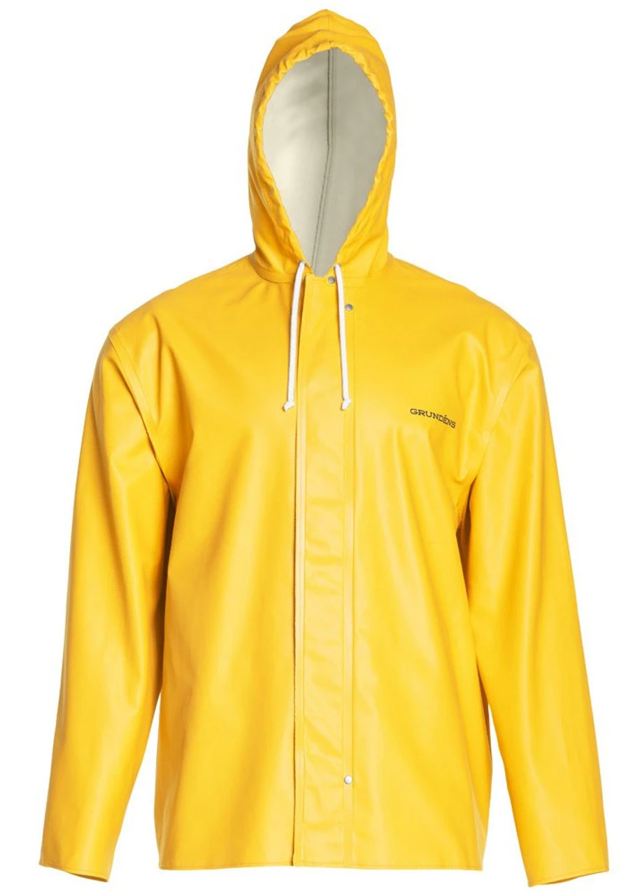 Grundens Clipper 82 Hooded Parka Yellow - Size X-Small 3 Grundens Clipper 82 Hooded Parka Yellow - Size X-Small