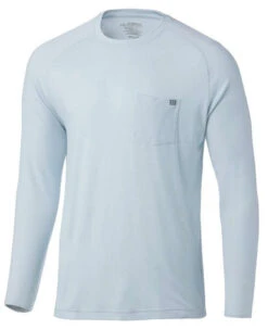 Huk Waypoint Long Sleeve Shirt - Oyster - X-Large