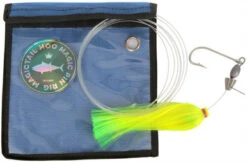 MagicTail Hoo Magic Pin Rigged Trolling Head - 3.5oz - Chart Green Tip