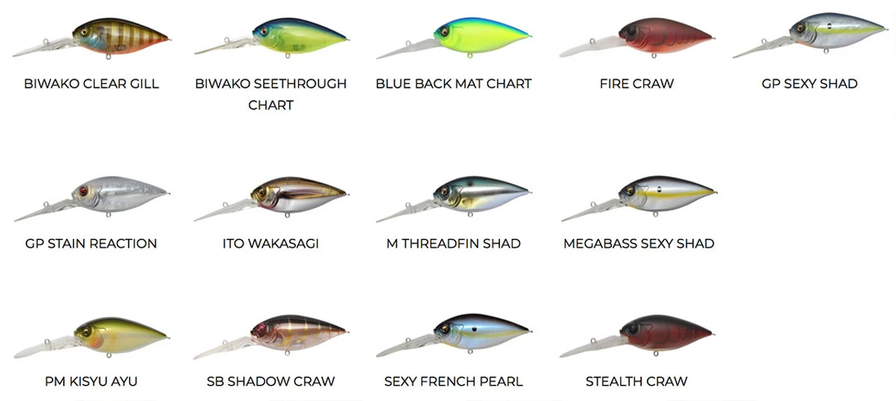 Megabass Deep-Six Crankbait 4 Megabass Deep-Six Crankbait - Image 2