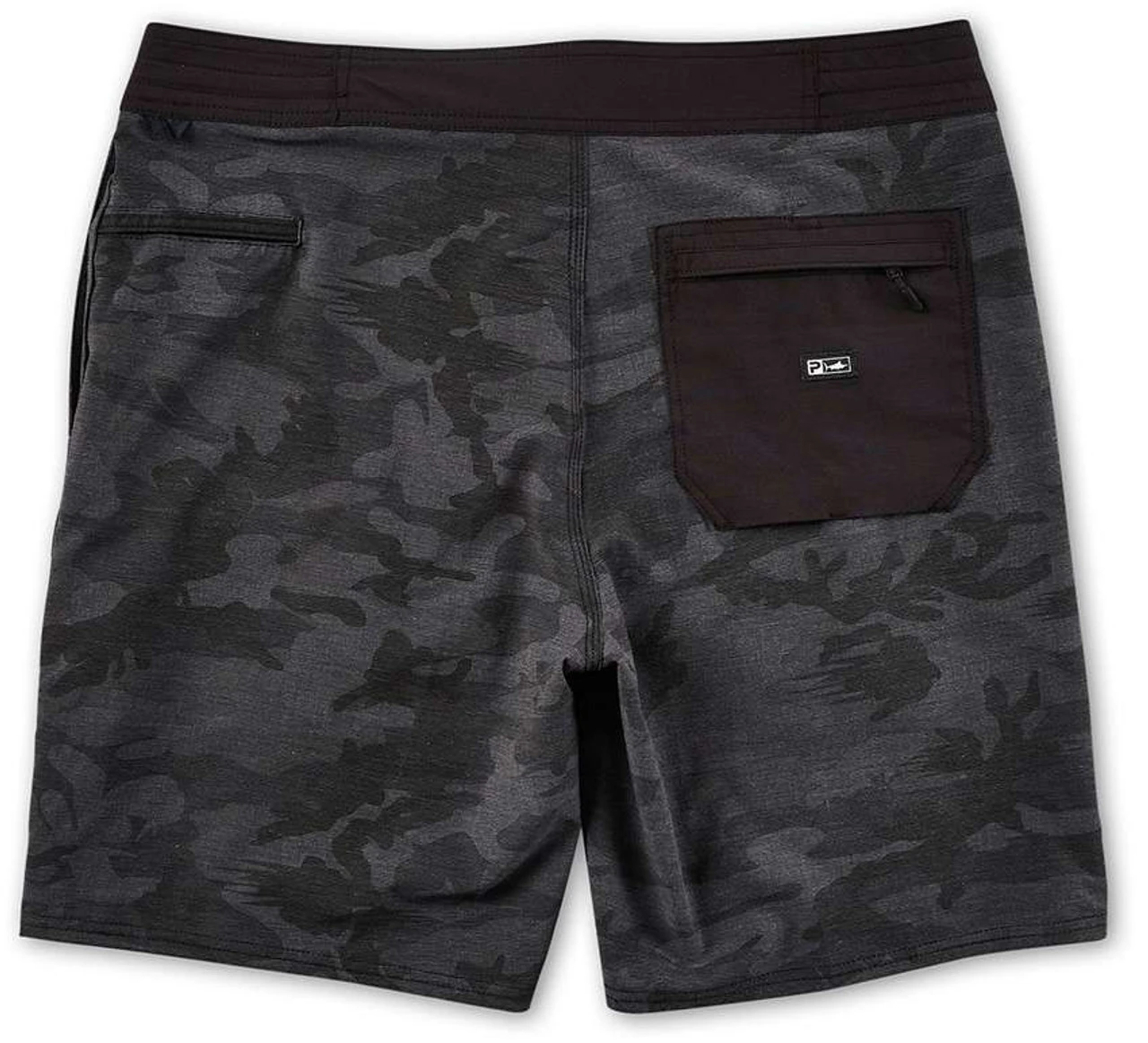 Pelagic Deep Drop Fish Camo Fishing Shorts - Black 4 Pelagic Deep Drop Fish Camo Fishing Shorts - Black - Image 2