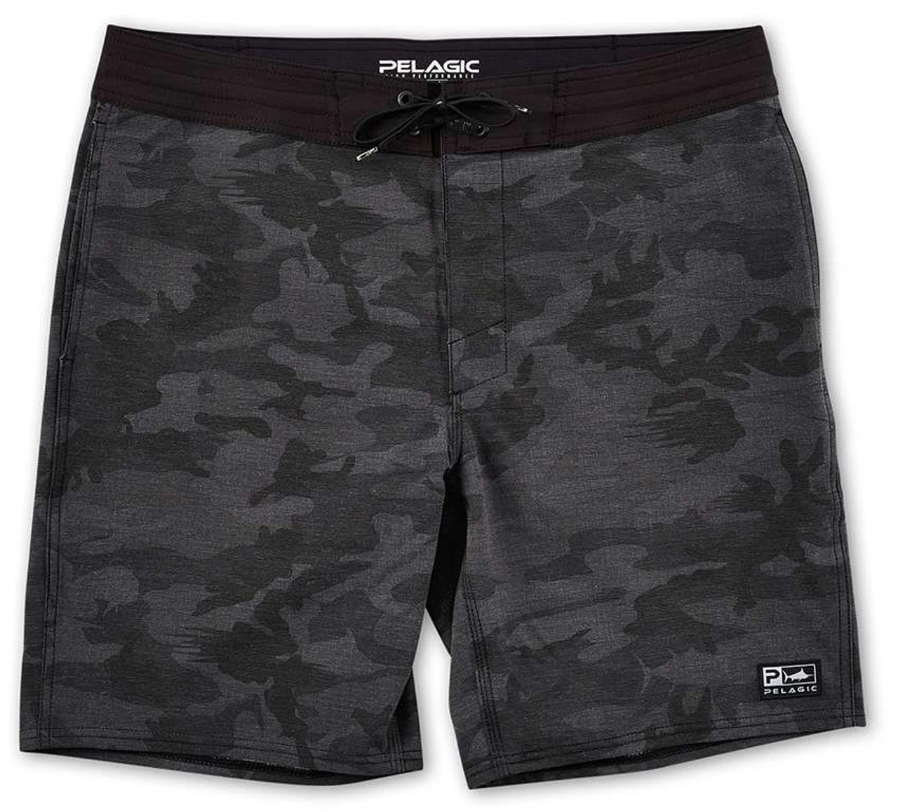 Pelagic Deep Drop Fish Camo Fishing Shorts - Black 3 Pelagic Deep Drop Fish Camo Fishing Shorts - Black