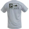 Pelagic Deluxe Fish Camo T-Shirt -Fishing Equipment Store pelagic deluxe fish camo t shirt heather grey 08111.1651268888