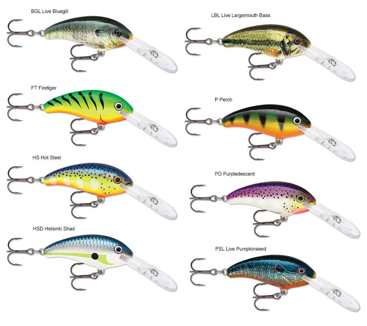 Rapala Shad Dancer Crankbaits 4 Rapala Shad Dancer Crankbaits - Image 2