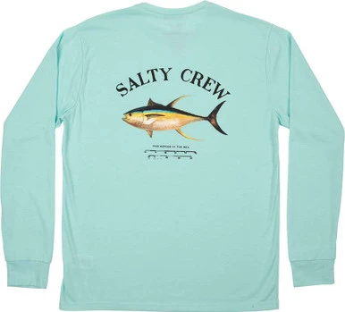 Salty Crew Ahi Mount Long Sleeve Tech T-Shirt - Sea Foam - Large 3 Salty Crew Ahi Mount Long Sleeve Tech T-Shirt - Sea Foam - Large