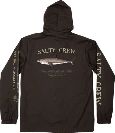 Salty Crew Bruce Snap Jacket - Black - Medium 3 Salty Crew Bruce Snap Jacket - Black - Medium
