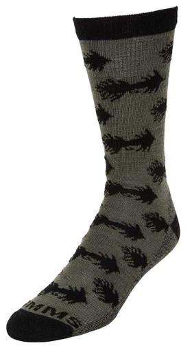 Simms Daily Sock - Woolly Bugger Moss - Medium 3 Simms Daily Sock - Woolly Bugger Moss - Medium
