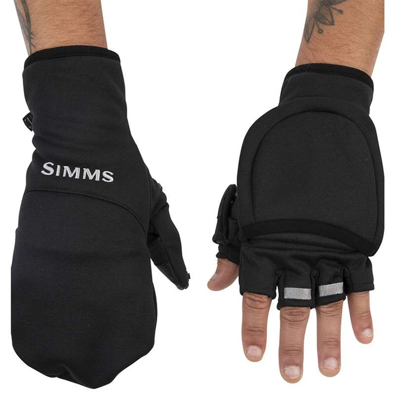Simms Freestone Foldover Mitt - Black - Medium 4 Simms Freestone Foldover Mitt - Black - Medium - Image 2
