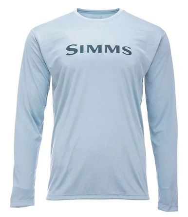 Simms Long Sleeve Tech Tee - Steel Blue - Large 3 Simms Long Sleeve Tech Tee - Steel Blue - Large