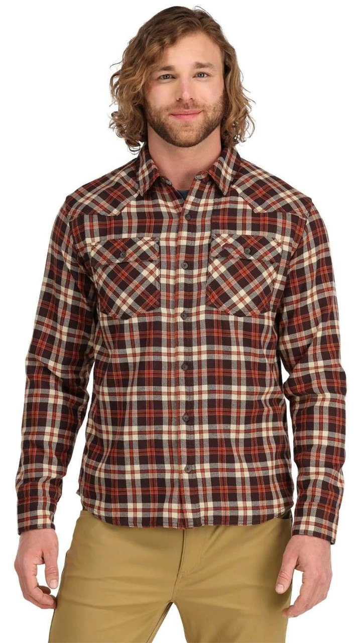 Simms Mens Santee Flannel 5 Simms Mens Santee Flannel - Image 3