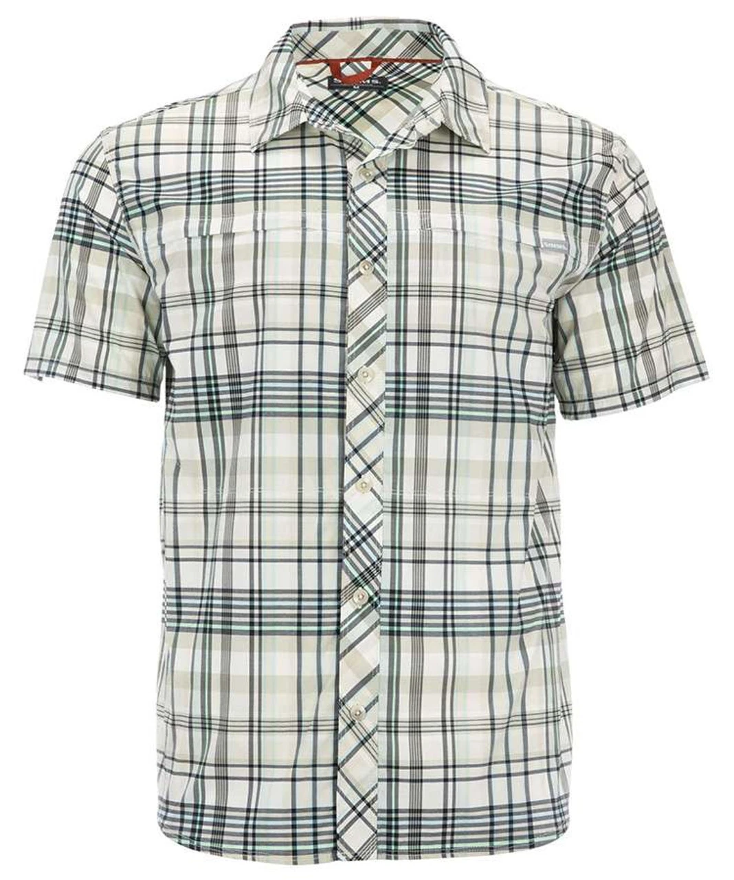 Simms Stone Cold Short Sleeve Shirt - Pearl Madras Plaid - X-Large 3 Simms Stone Cold Short Sleeve Shirt - Pearl Madras Plaid - X-Large