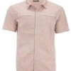 Simms Stone Cold Short Sleeve Shirt - Smoked Salmon Morada Plaid - X-Large -Fishing Equipment Store simms stone cold short sleeve shirt smoked salmon morada plaid xl 31966.1651413574.386.513