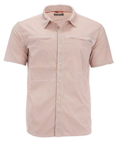 Simms Stone Cold Short Sleeve Shirt - Smoked Salmon Morada Plaid - X-Large 3 Simms Stone Cold Short Sleeve Shirt - Smoked Salmon Morada Plaid - X-Large