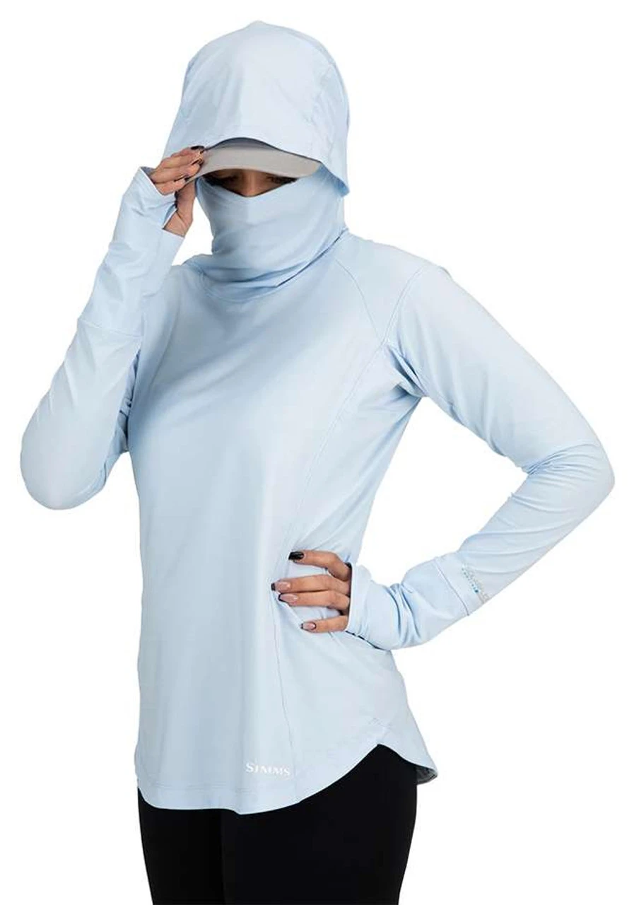 Simms Womens Solarflex Cooling Hoody - Ice 4 Simms Womens Solarflex Cooling Hoody - Ice - Image 2
