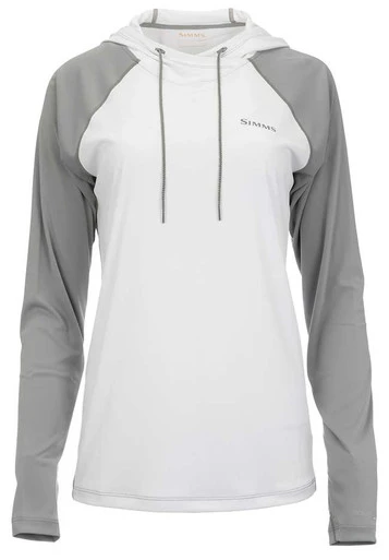 Simms Womens Solarflex Hoody - White Cinder - X-Small 3 Simms Womens Solarflex Hoody - White Cinder - X-Small