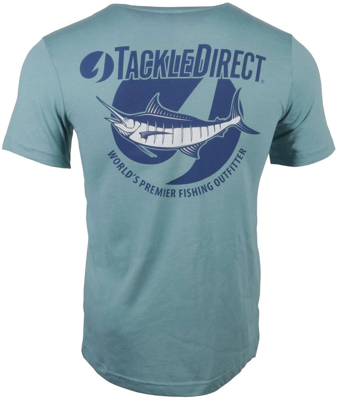 TackleDirect Marlin Short Sleeve T-Shirt - Heather Ocean Blue - Small 3 TackleDirect Marlin Short Sleeve T-Shirt - Heather Ocean Blue - Small