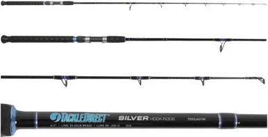 TackleDirect TDSSJ63M Silver Hook Series Spin Jigging Rod 3 TackleDirect TDSSJ63M Silver Hook Series Spin Jigging Rod