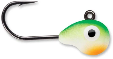 VMC Tungsten Tubby Jig - 1/64oz - Green Orange Glow 3 VMC Tungsten Tubby Jig - 1/64oz - Green Orange Glow