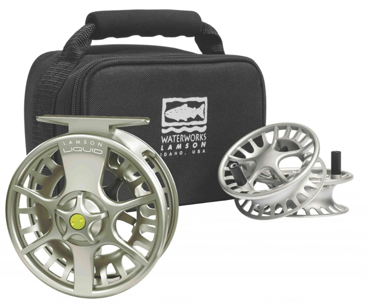Waterworks Lamson Liquid Fly Fishing Reel And Spools - 3 Pack 4 Waterworks Lamson Liquid Fly Fishing Reel And Spools - 3 Pack - Image 2