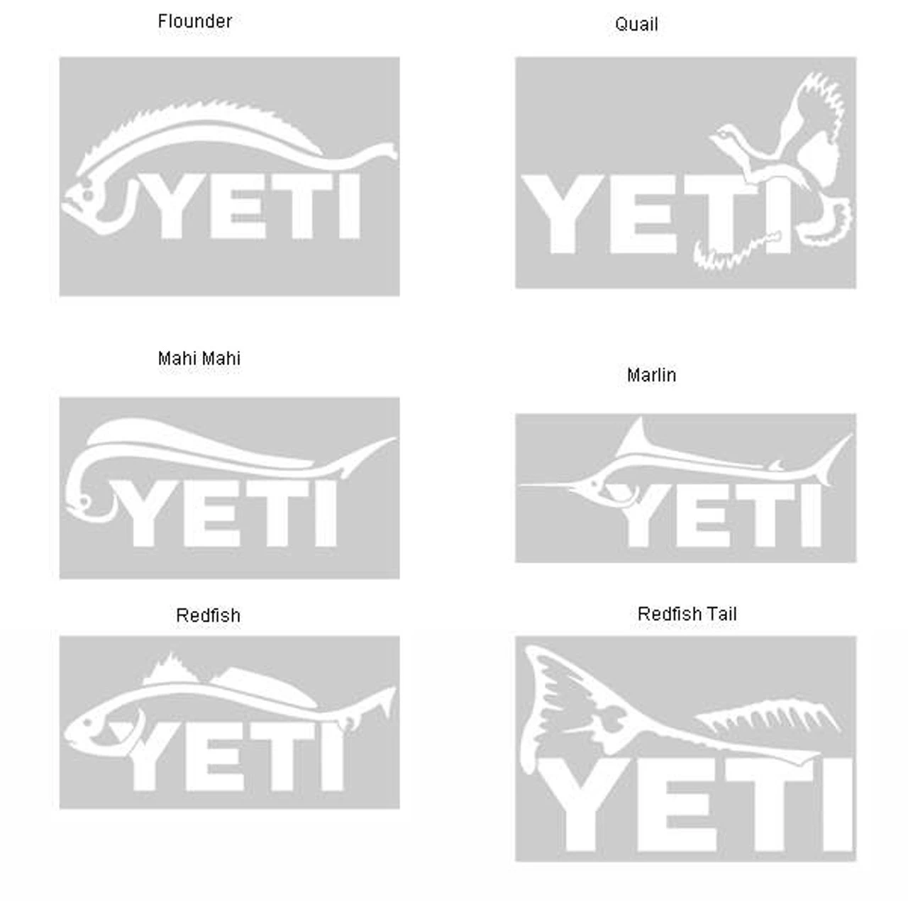 YETI Sportsman Decal 4 YETI Sportsman Decal - Image 2