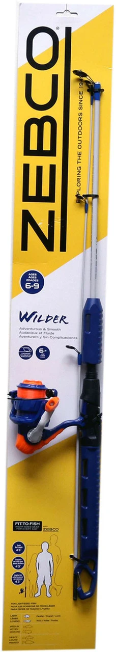 Zebco WILDERSP432 Wilder Spinning Combo - 4 Ft. 3 In. 8 Zebco WILDERSP432 Wilder Spinning Combo - 4 Ft. 3 In. - Image 6